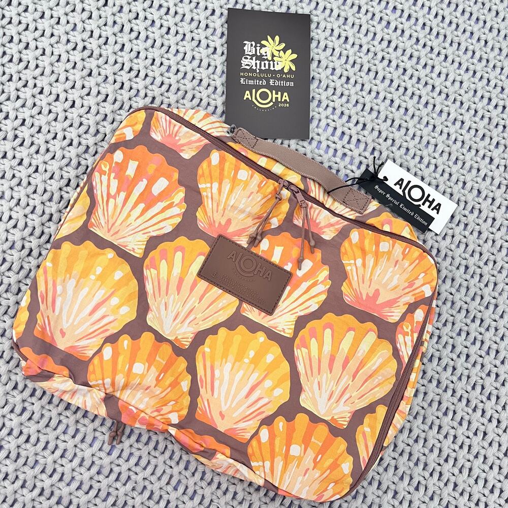 Aloha Collection• Super Special Ltd Ed Shoreline Packing Cube Sunrise Shells